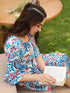 Printed Fit & Flared Midi Ethnic Dresses